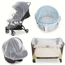 Baby Stroller Mosquito Insect Net Full Cover Pram Bassinet Car Seat BL-WH