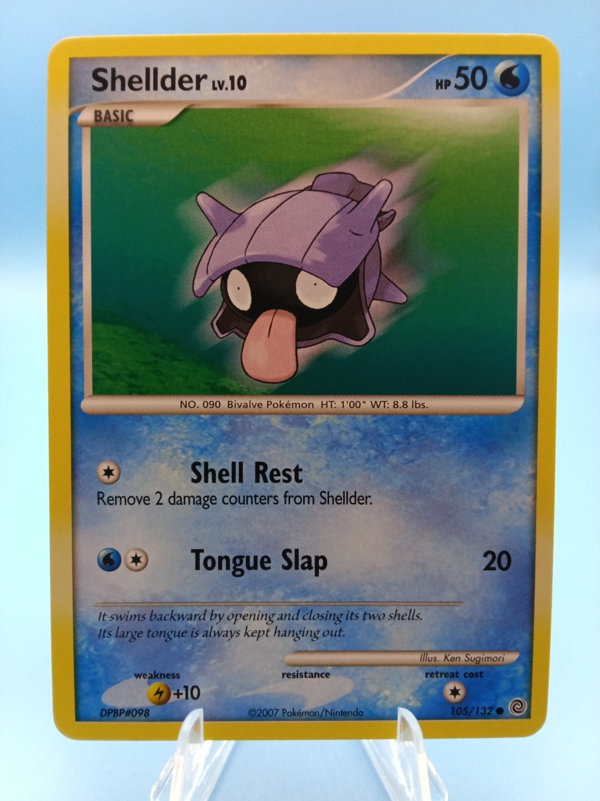 2007 Pokemon Secret Wonders Shellder #105
