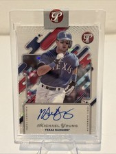 2025 Topps Pristine Auto Michael Young #PR-MY Encased Rangers