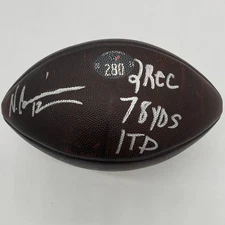 🏈Nico Collins Signed✍️GAME-USED💪PHOTO MATCHED📸Texans Ball 10/06/24 vs.Bills🦬