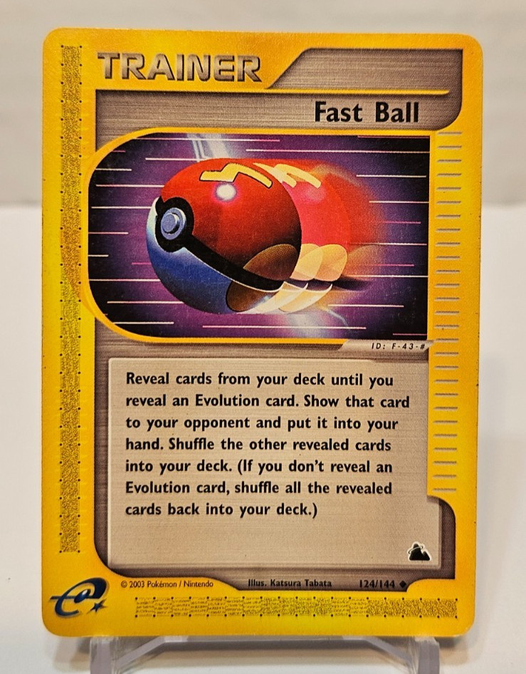 Fast Ball 124/144 Uncommon Skyridge Pokemon 1653