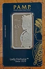 1 Oz Silver Bullion Bar ~ Pamp Suisse ~ 45th Anniversary ~ NO RESERVE!