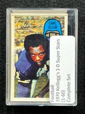1970 Kellogg's Football 3-D Super Stars Complete Set (60)
