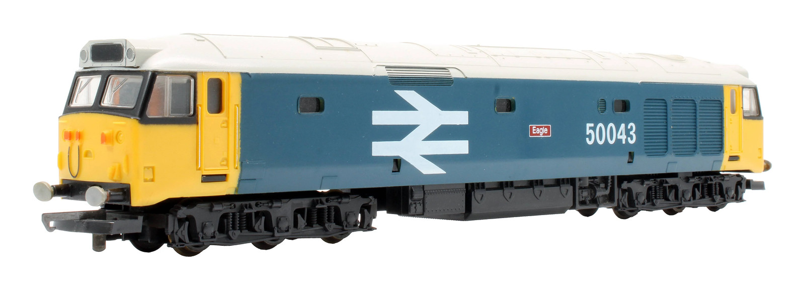 LIMA 'OO GAUGE' 205142 BR BLUE LARGE LOGO CLASS 50 043 'EAGLE' DIESEL LOCOMOTIVE