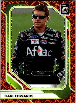 2026 Donruss #11 Carl Edwards Optic Orange Velocity