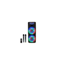 MR DJ NEWYORK 2.0 Dual 12" Rechargeable Portable Bluetooth Karaoke Speaker Party