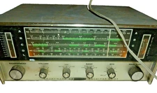 Working HEATHKIT Shortwave GR-64 Receiver  Vacuum Tube 4 Band Powers On