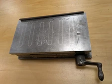 Brown And Sharp Magnetic Chuck 5 X 10 Permanent Magnet On Off Lever