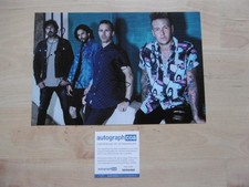 Papa Roach band autographs signed 20x30 cm photo ACOA