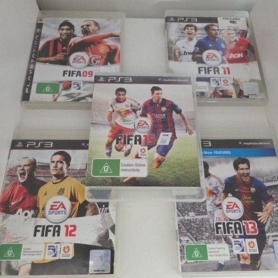 PS3 FIFA Bundle Fifa 09 11 12 13 15 Complete Games Plus Free Shipping