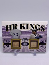 2022 Leaf Lumber 1997 HR Kings Larry Walker/Ken Griffey Jr 8/9 Game Used Bat