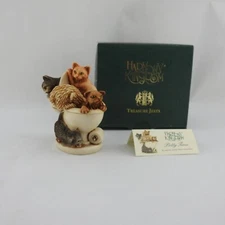 Vintage Harmony Kingdom Potty Time TJCA15 LE SIGNED Cat Figureine Kitten Cats
