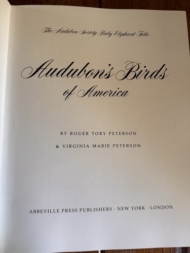 National Audubon Society Birds of America Large Hardcover DJ Baby Elephant Folio - Picture 7 of 17