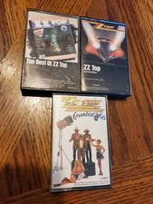 ZZ Top lot of 3 Cassette Tapes - Eliminator, The Best of ZZ TOP, Greatest Hits