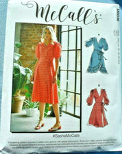 MCCALLS PATTERN 8036 SASHA DRESSES MISSES SIZES 14 16 18 20 22 UNCUT NEW
