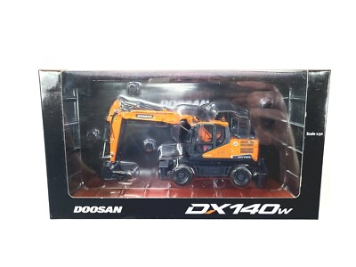Doosan DX140W Wheeled Excavator - UH IMC 1:50 Scale Diecast Model