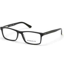 Marcolin Eyewear MA3008 001 Black Plastic Optical Eyeglasses Frame 54-17-140