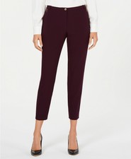 calvin klein skinny crepe pants
