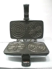 Chefs Choice Pizzelle Baker Pro Toscano Model 834 Cannoli Form & Instructions