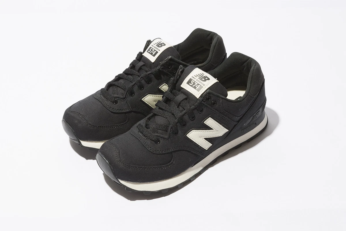 NEW BALANCE WOMEN CLASSICS WL574MDB BLACK ANGORA RETRO Lifestyles 5 - | eBay