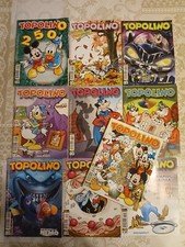 lotto fumetti topolino Serie 2500 Prima Decina Completa Da 2500 A 2509 Compresi