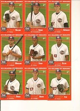 JUSTIN SMOAK #1 Draft Pick - 2010 Oklahoma Redhawks Complete Retail Set - NM/MT 
