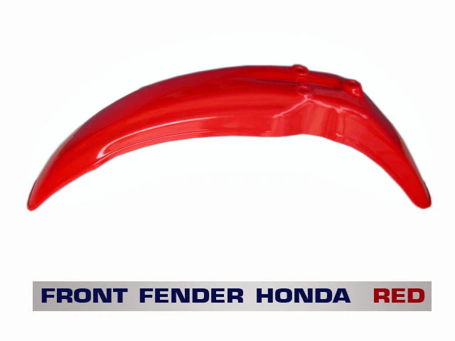 Fit HONDA XL350 XL250 XL125 XL100 RED FRONT FENDER #BI1182# - Image 2 of 4