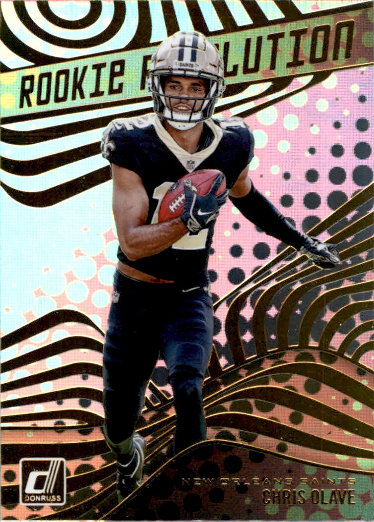 2022 Donruss Rookie Revolution Chris Olave RC New Orleans Saints #REV-9