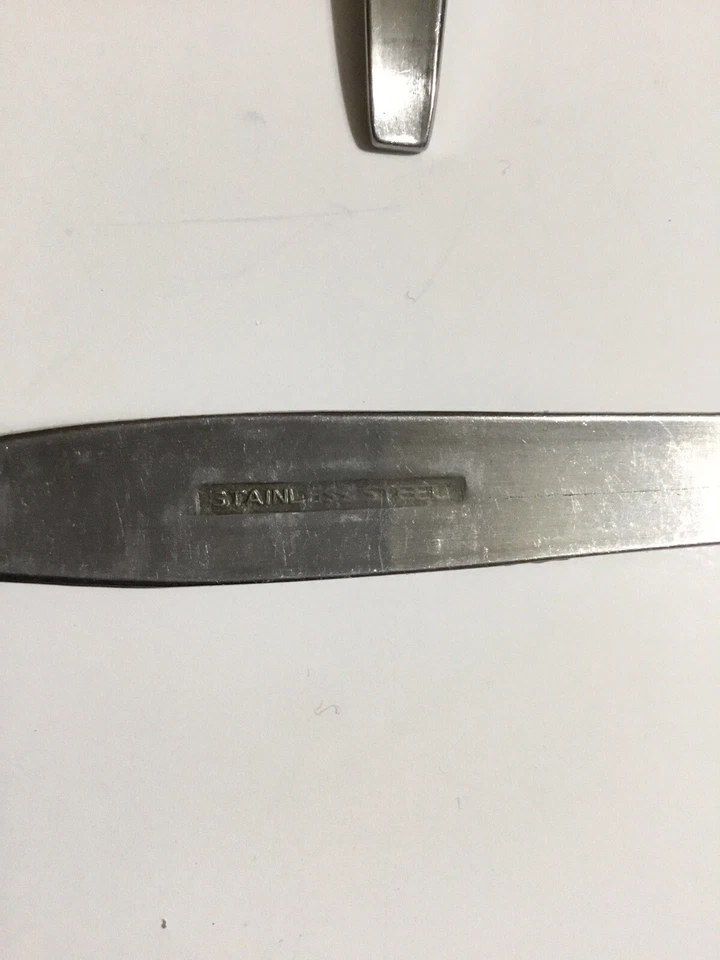 Interpur Japan Stainless Steel Flatware (11) Tea Spoons Vintage Jardinera Daisy - Image 3 of 3