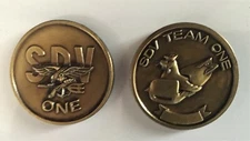  SEAL SDV-1 SDV Team One Naval Special Warfare Group 3 Vintage Challenge Coin  