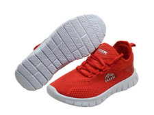 RBX Live Life Active Mesh Running Shoes Girls Size 1 Red/Lilac FREE S H