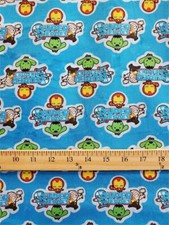 100 Cotton Fabric "Marvel's Justice League, Super Heroes Baby" Print / 45" Wide