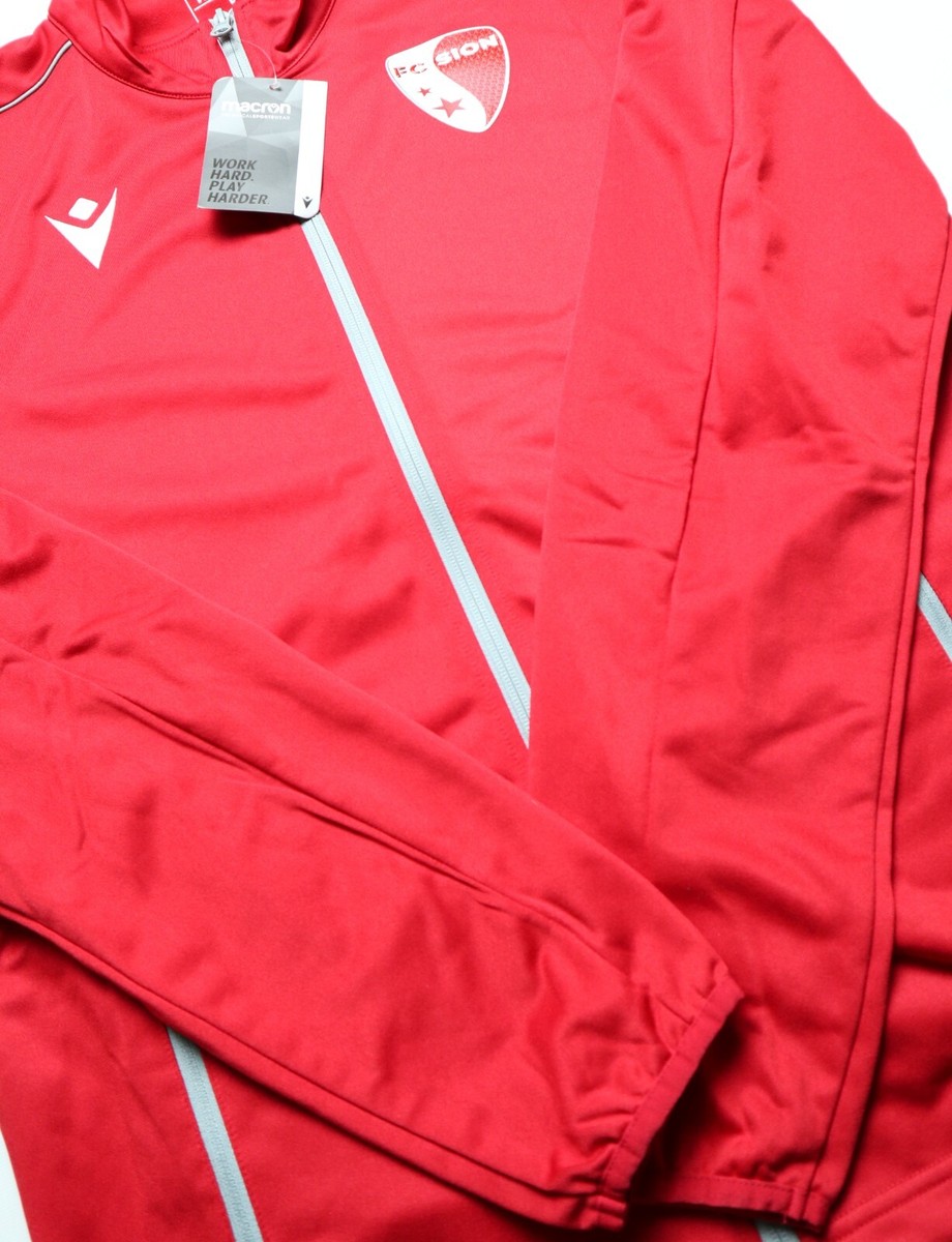 Veste D'entraînement FC Sion 2021/2022 - Marque Macron - Taille L Homme - Neuf Avec étiquette