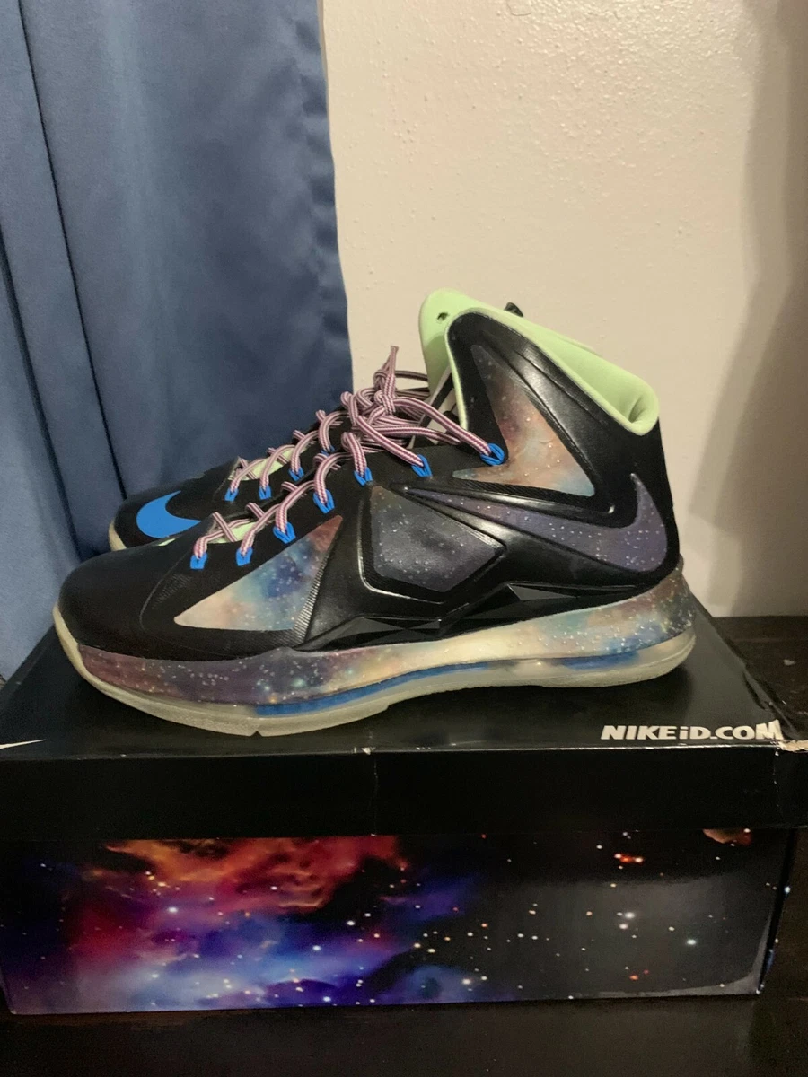 Lebron 10 Galaxy Custom 1 of 24 16 Size 11.5 DS Rare PE Promo