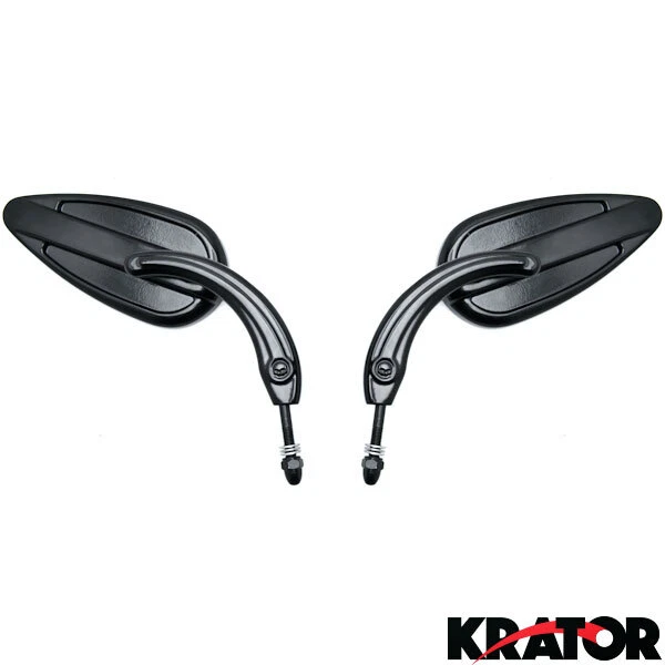 Espejos retrovisores negros Cruiser Teardrop para Harley Davidson V-Rod Night Street V Rod Foto 3 de 3