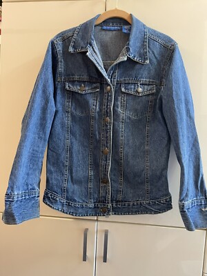 DESERT BLUES Women's Medium Wash Denim Long Sleeve Cotton Jacket Size M