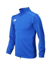 NWT New Balance BOYS YOUTH Knit Training Active Jacket Full zip up BLUE M L XL
