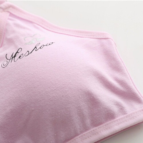 Youth Teenage Girls Training Bra Wirefree Soft Cotton Padded Bra Underwear USA - Picture 8 of 18