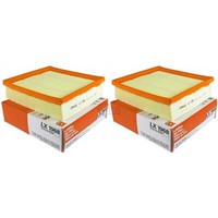 2X Mahle Knecht Luftfilter LX 1968 Air Filter FüR Opel Corsa D 1.2 1.4 1.0