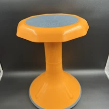 ECR 4Kids Sit Well Wobble Stool Childrens Chair Orange