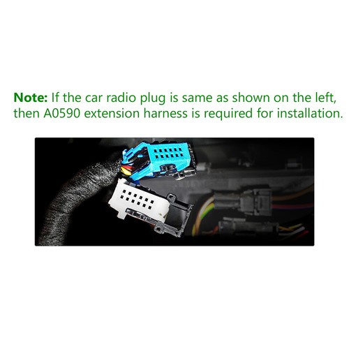 A0590 5.5M Car Extended Wiring Harness 17Pin & 40Pin for BMW E46 E39 Q50SE Q49SE - Picture 4 of 9