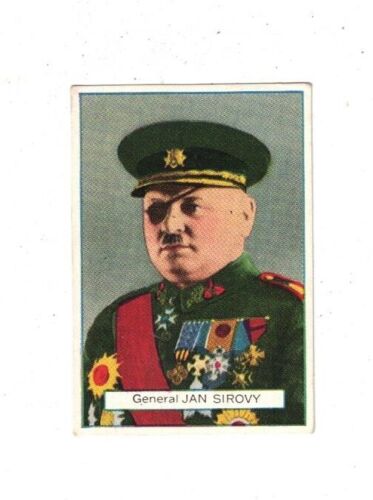 Australian Licorice Card - Notable Persons - No 43 General Jan Sirovy - Picture 1 of 2