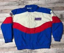 New York Giants Jacket Men's Large Vintage Pro Line Apex One NFL Football