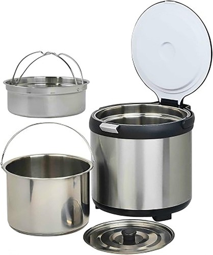 Stainless Steel Thermal Cooker,Black,7 Qt.,Txm-70Cfzr - Picture 10 of 12