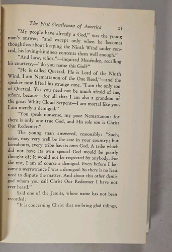 The First Gentleman of America by James Branch Cabell, 1st Ed., HC w/ DJ, 1942 - Picture 9 of 10