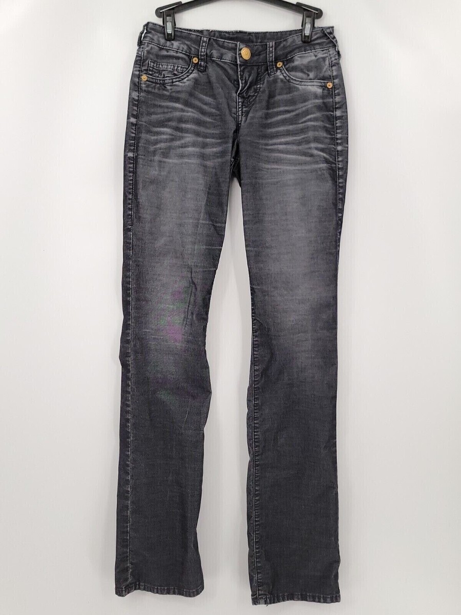 True Religion Jeans Womens Size 26 Color Dark Grey