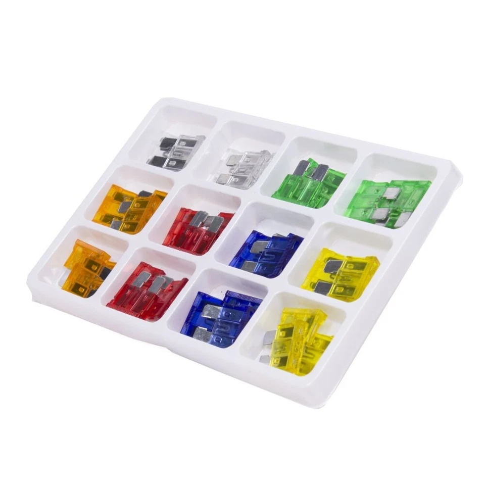 Set de 36 Fusibles Enfichables de Voiture Auto Camion 5A à 30A 10A 15A 20A 25A - Immagine 4 di 4