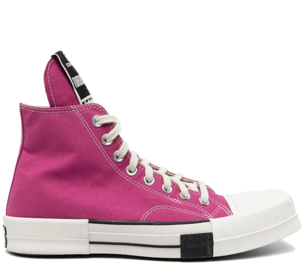 CONVERSE + RICK OWENS DRKSHDW TURBODRK HI SNEAKERS SCARPE UOMO DC01CX685A05R013