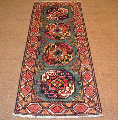 Handgeknüpfter Orientteppich Ariana aus Afghanistan Nr.79547  185x74cm
