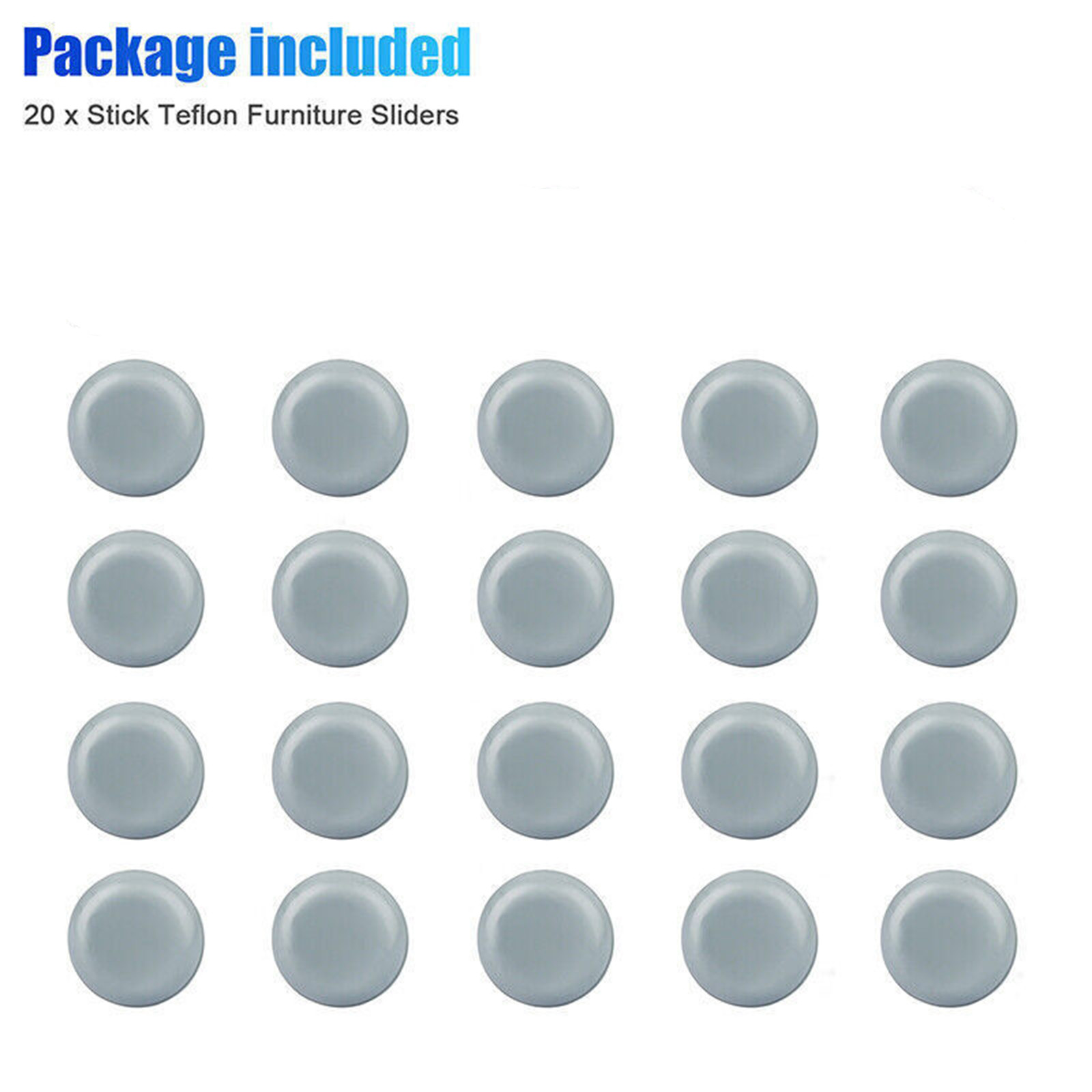 20-40Pcs Chair Leg Feet Pads Glides Sliders Furniture Table Floor Protectors Mat